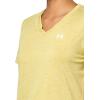 imageUnder Armour Womens Tech Twist Short Sleeve V Neck729 Yellow Shade   White