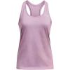 imageUnder Armour Womens Tech Twist Tank Top174 Fresh Orchid  White  Metallic Silver