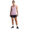 imageUnder Armour Womens Tech Twist Tank Top174 Fresh Orchid  White  Metallic Silver