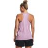 imageUnder Armour Womens Tech Twist Tank Top174 Fresh Orchid  White  Metallic Silver