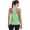 imageUnder Armour Womens Tech Twist Tank Top328 Extreme Green  Phosphor Green  Metallic Silver