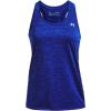 imageUnder Armour Womens Tech Twist Tank Top456 Bauhaus Blue  Versa Blue  Metallic Silver