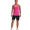 imageUnder Armour Womens Tech Twist Tank Top652 Rebel Pink  Pink Elixir  Metallic Silver