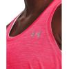 imageUnder Armour Womens Tech Twist Tank Top684 Pink Shock  White  Metallic Silver