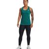 imageUnder Armour Womens Tech Twist Tank Top722 Coastal Teal  Baja Blue  Metallic Silver