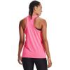 imageUnder Armour Womens Tech Twist Tank TopCerise 653Metallic Silver