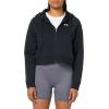 imageUnder Armour womens Rival Fleece Cropped Full Zip001 Black   White