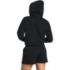 imageUnder Armour womens Rival Fleece Cropped Full Zip001 Black   White