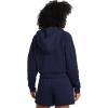 imageUnder Armour womens Rival Fleece Cropped Full Zip410 Midnight Navy   White