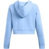 imageUnder Armour womens Rival Fleece Cropped Full Zip465 Horizon Blue   White
