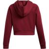 imageUnder Armour womens Rival Fleece Cropped Full Zip625 Cardinal   White