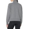 imageUnder Armour womens Rival Fleece Half Zip025 Castlerock Light Heather   White