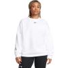 imageUnder Armour Women Rival Fleece Oversized Crew100 White   Black