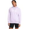 imageUnder Armour Womens Rival Fleece Big Logo Hoodie535 Salt Purple   White