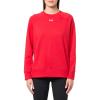 imageUnder Armour Womens Rival Fleece Crew600 Red   White