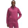 imageUnder Armour Womens Rival Fleece Full Zip Hoodie659 Fuchsia Dusk   White