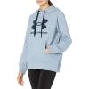 imageUnder Armour Womens Rival Fleece Logo HoodieSteel Medium Heather 035Black