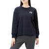 imageUnder Armour Womens Rival Fleece Oversized CrewBlack 001White