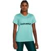 imageUnder Armour Womens Tech Marker Twist Short Sleeve T Shirt482 Radial Turquoise   Hydro Teal