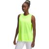imageUnder Armour Womens Tech Tank Top731 High Vis Yellow   White