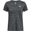imageUnder Armour Womens Tech Twist Short Sleeve V Neck001 Black   White
