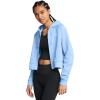imageUnder Armour womens Rival Fleece Cropped Full Zip465 Horizon Blue   White