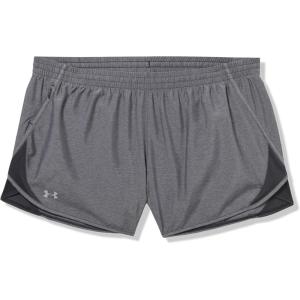 imageUnder Armour Womens Fly by Heathered Shorts001 Black   Reflective