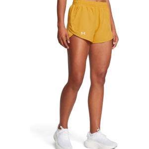 imageUnder Armour Womens Fly by Shorts711 Golden Yellow  Golden Yellow  Reflective