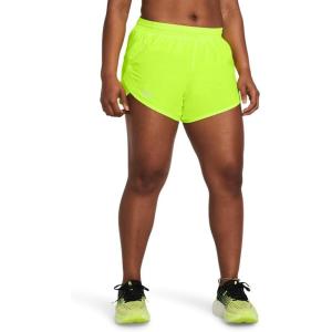 imageUnder Armour Womens Fly by Shorts731 Highvis Yellow  Highvis Yellow  Reflective