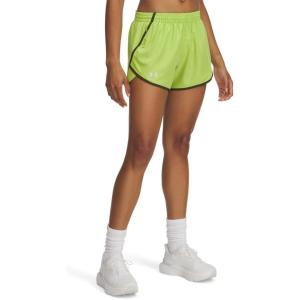 imageUnder Armour Womens Fly by ShortsGreen Vibe  Expedition Green  Reflective