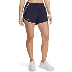 imageUnder Armour Womens Fly by ShortsMidnight Navy  Prime Pink  Reflective