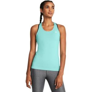 imageUnder Armour Womens HeatGear Racer Tank482 Radial Turquoise   White