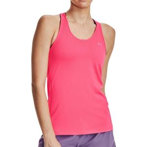 imageUnder Armour Womens HeatGear Racer Tank683 Pink Shock  Perfection  Iridescent