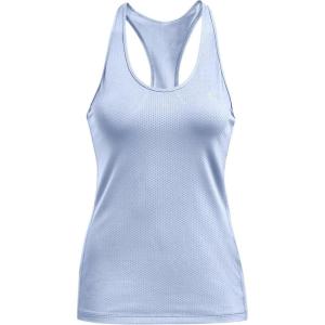 imageUnder Armour Womens HeatGear Racer TankMineral Blue 470Metallic Silver