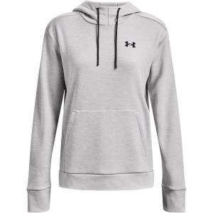 imageUnder Armour Womens Left Chest Armourfleece Hoodie014 Halo Gray Light Heather   Black