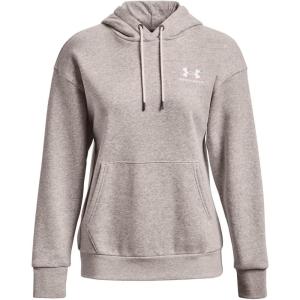 imageUnder Armour Womens Left Chest Armourfleece HoodieGhost Gray Light Heatherwhite