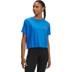 imageUnder Armour Womens Motion Short Sleeve T Shirt403 Blue Atlantis   Washed Navy