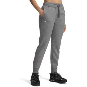 imageUnder Armour Womens Rival Fleece Joggers028 Castlerock Light Heather   White