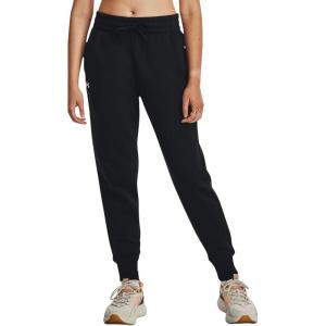 imageUnder Armour Womens Rival Fleece JoggersBlack  White  001