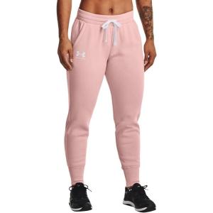 imageUnder Armour Womens Rival Fleece JoggersRetro Pink 676Breaker Blue