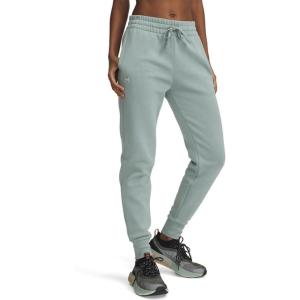 imageUnder Armour Womens Rival Fleece JoggersSilica GreenWhite