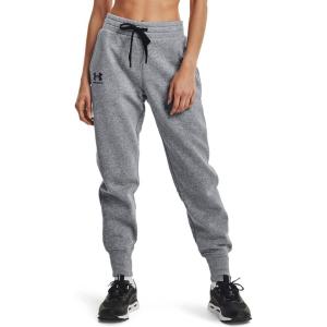 imageUnder Armour Womens Rival Fleece JoggersSteel Medium Heather 035Black