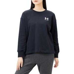 imageUnder Armour Womens Rival Fleece Oversized CrewBlack 001White