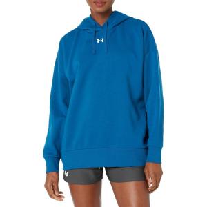 imageUnder Armour Womens Rival Fleece Oversized Hoodie426 Varsity Blue   White