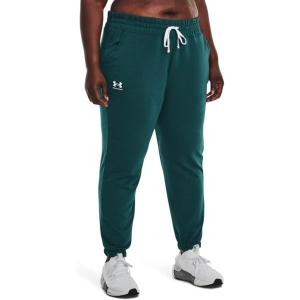 imageUnder Armour Womens Rival Terry Jogger Sweat Pant716 Tourmaline Teal   White