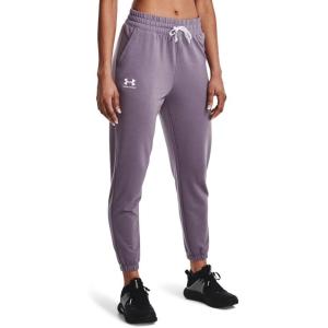 imageUnder Armour Womens Rival Terry Jogger Sweat PantClub Purple 530Black