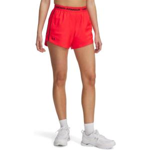 imageUnder Armour Womens Tech Play Up 5 Inch Shorts713 Racer Red   Black
