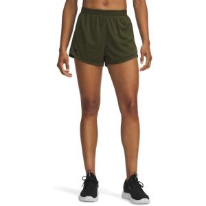 imageUnder Armour Womens Tech Play Up Mesh Shorts308 Expedition Green   Black