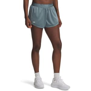imageUnder Armour Womens Tech Play Up Shine Shorts587 Jasper Blue   White