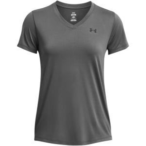 imageUnder Armour Womens Tech Short Sleeve V Neck025 Castlerock   Black